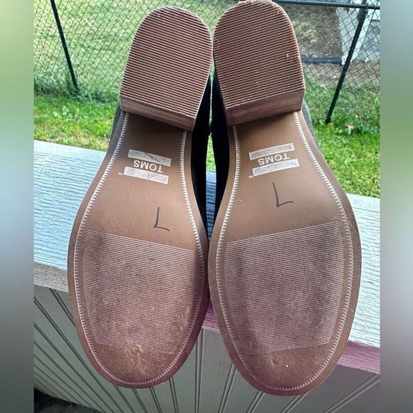 TOMS Leila Bootie in Forest Suede Size 8 - Picture 7 of 7